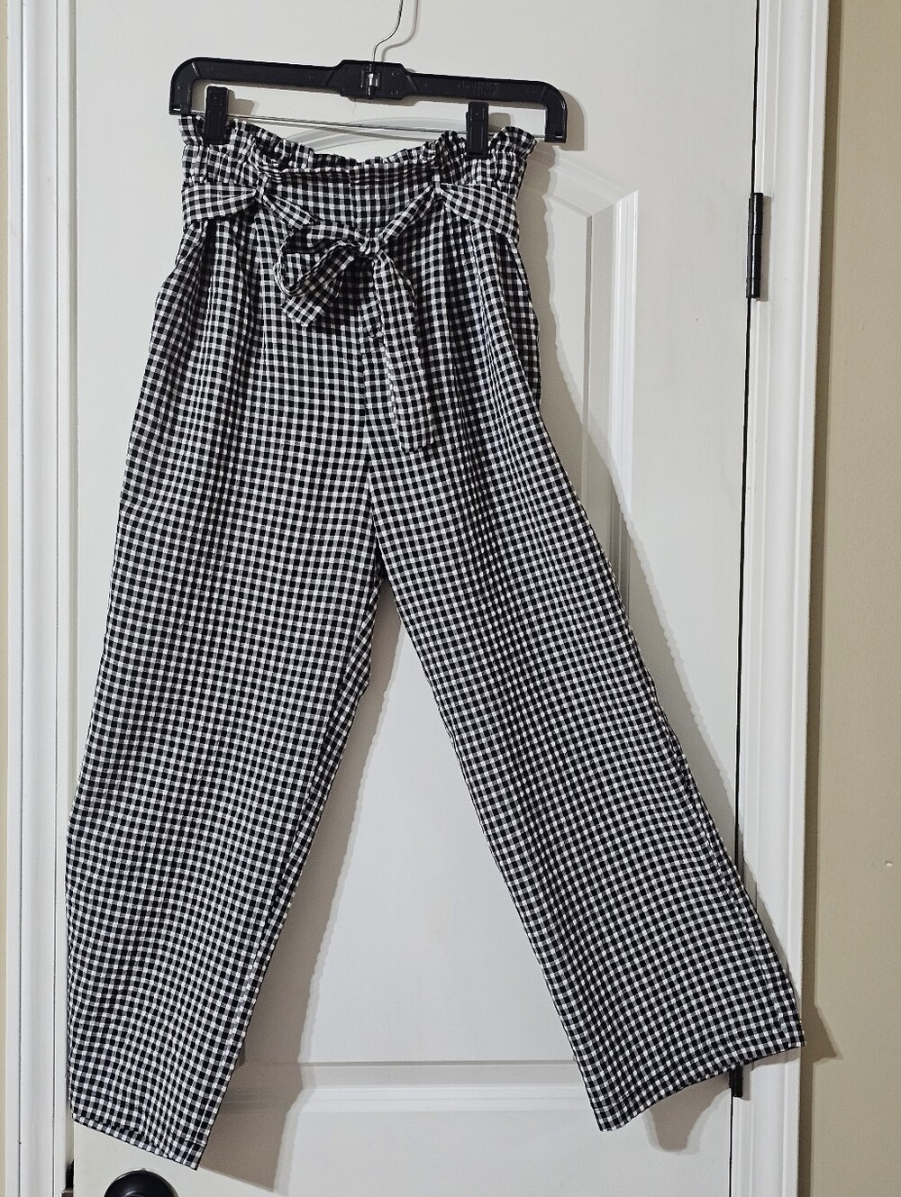 SIENNA SKY   Black & White Gingham  Waist Pants